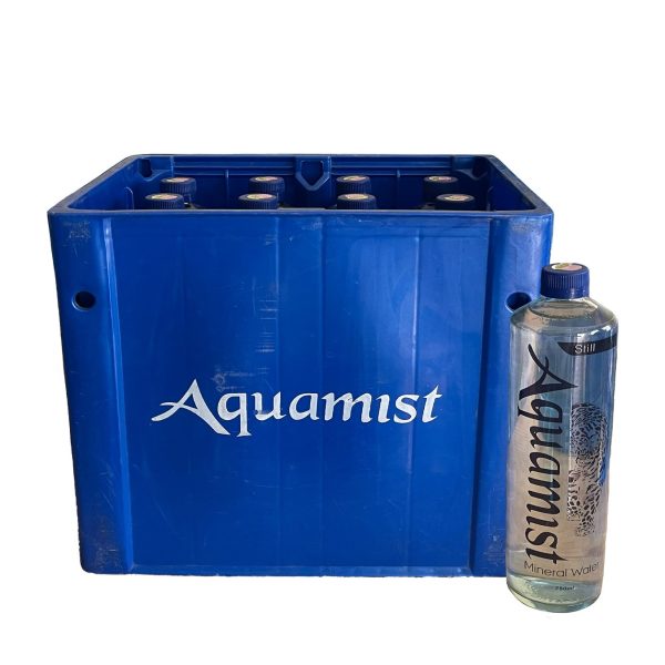 Aquamist Water Glass Bottle 12 Pack 750ml Refill
